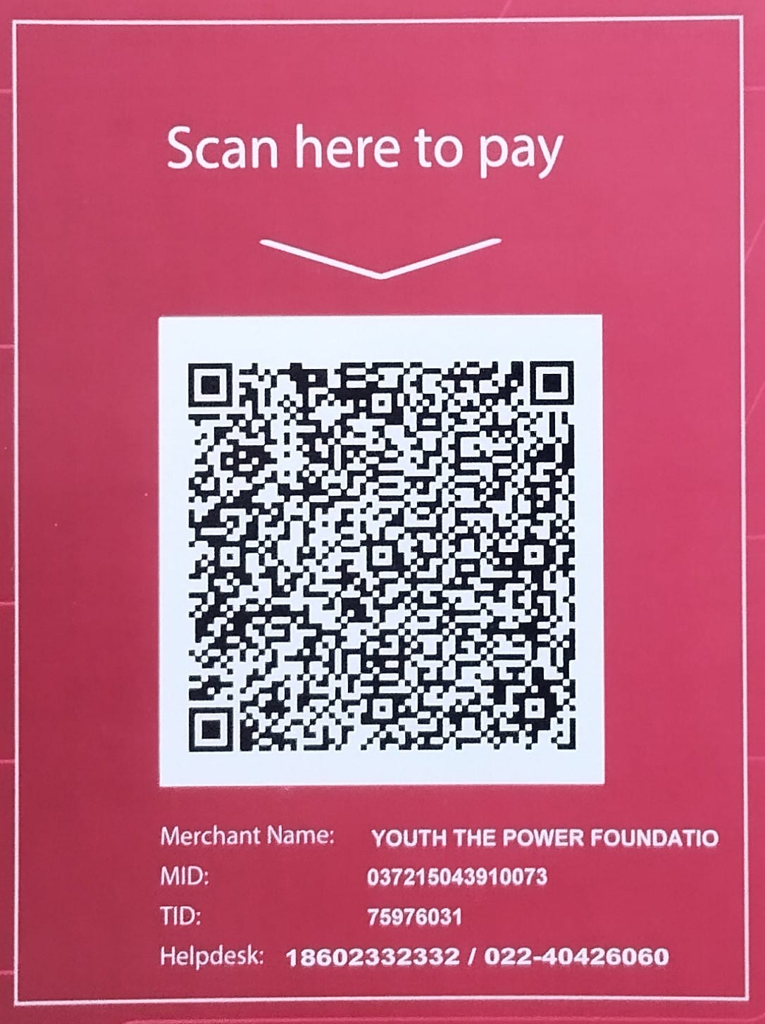Payment QR Code
